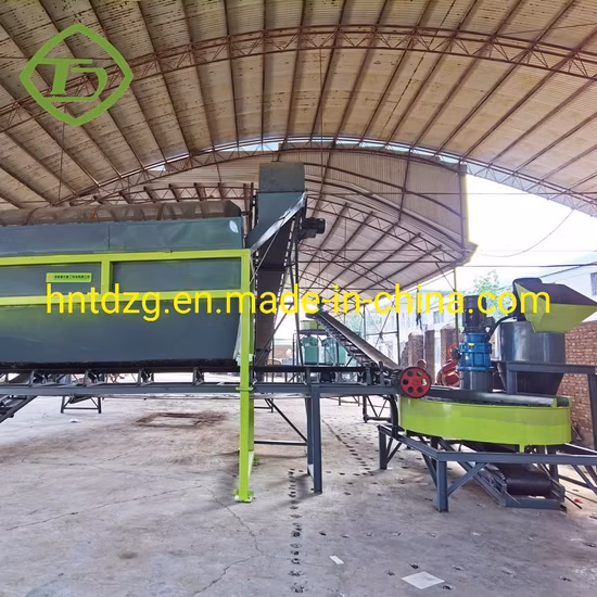 NPK Compound Fertilizer Rotary Drum Granulator Production Line for Sale